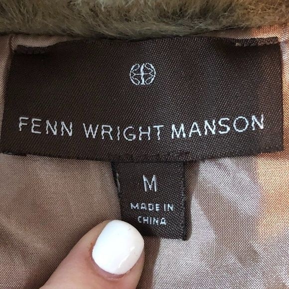 FENN WRIGHT MANSON Faux Fur Vest Brown/Blond SZ M - Picture 6 of 7